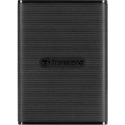 Твердотельный накопитель/ Transcend External SSD ESD270C, 250GB, Type-C, USB 3.1 Gen2, R/W 520/460MB/s, 77x56x10mm, Black (3 года)