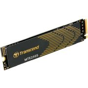 Твердотельный накопитель/ Transcend SSD MTE250S, 2000GB, M.2(22x80mm), NVMe 1.4, PCIe 4.0 x4, 3D NAND, R/W 7100/6500MB/s, IOPs 530 000/420 000, DRAM buffer 2048MB, TBW 1560, DWPD 0.43, with Graphene Heatsink (5 лет)