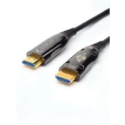 Кабель HDMI 40 м (HIGH speed, Metal gold,  Optical) 8K VER 2.1