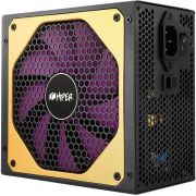 блок питания для ПК 1300 Ватт/ PSU HIPER HPG-1300FM (1300W, Gold 14cm Fan, 220V input, Efficiency 93%, Modular, Black)BOX