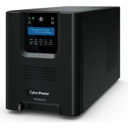 ИБП CyberPower PR1500ELCD, Line-Interactive, 1500VA/1350W, 8 IEC-320 С13 розеток, USB&Serial, SNMPslot, LCD дисплей, Black, 0.5х0.3х0.35м., 28.3кг./ UPS Line-Interactive CyberPower PR1500ELCD 1500VA/1350W USB/RS-232/EPO/SNMPslot (8 IEC С13)