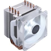 Кулер для процессора/ Cooler Master Hyper H410R White Edition (100W, 4-pin, 136mm, tower, Al/Cu, white LED, fans: 1x92mm/34.1CFM/29dBA/2000rpm, 1700/1200/115x/AM4/AM5)