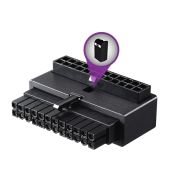 коннектор кабеля питания матплаты/ Cooler Master ATX 24 Pin 90° Adapter Capacitor GL (with added capacitors for stable power output)