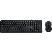 проводной набор Клавиатура+мышь STM 302C черный/ STM  Keyboard+mouse   STM 302C black