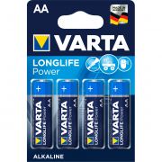 Батарейка Varta LONGLIFE POWER (HIGH ENERGY) LR6 AA BL4 Alkaline 1.5V (4906) (4/80/400) (4 шт.)