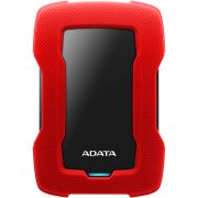 Внешний жесткий диск/ Portable HDD 1TB ADATA HD330 (Red), Silicone, USB 3.2 Gen1, 133x89x16mm, 190g /3 года/