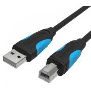 Кабель Vention USB 2.0 AM/BM  - 5м. Черный